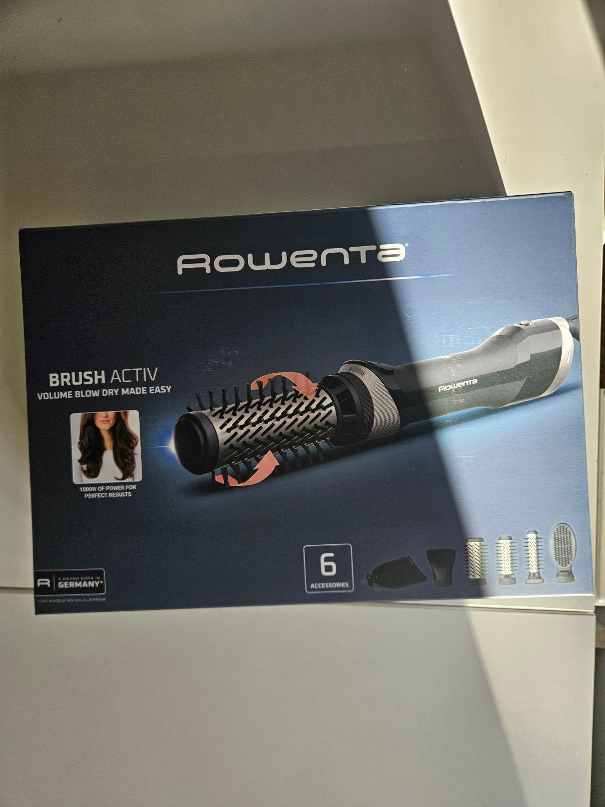 Rowenta Brush Activ Volume Föhnborstel met 6 Accessoires, Ophalen of Verzenden, Nieuw, Haarverzorging