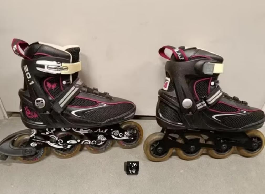 Stuf skates maat 42 - 84mm abec - 5, Gebruikt, Ophalen of Verzenden, Inline skates 4 wielen, Dames