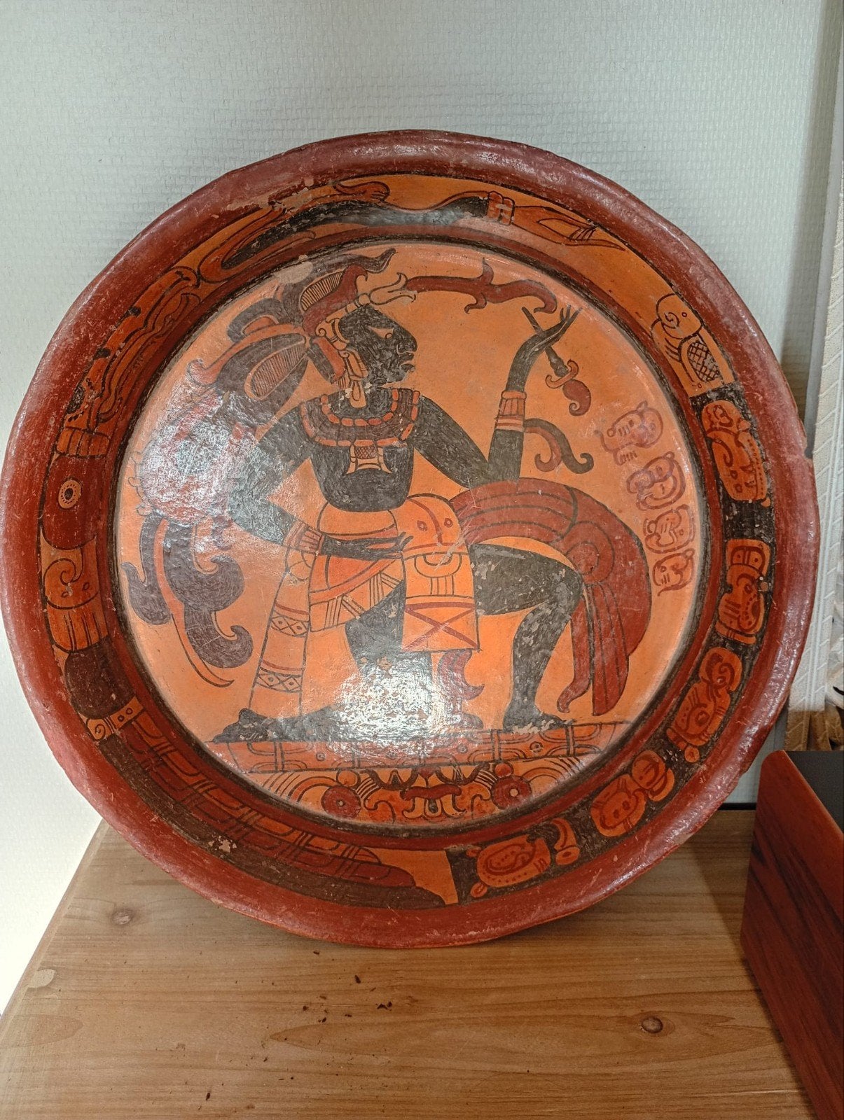 Vintage Mayaschaal - Tikal, Mexico, Antiek en Kunst, Ophalen of Verzenden