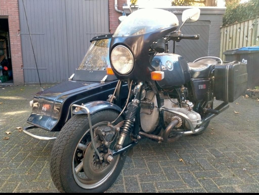 BMW R100RS zijspan, Guzzi special va 1750 euro, Motoren