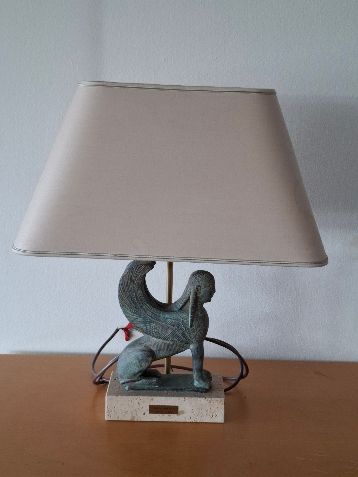 Vintage Sphinx Naxos tafellamp - niet werkend, Ophalen of Verzenden