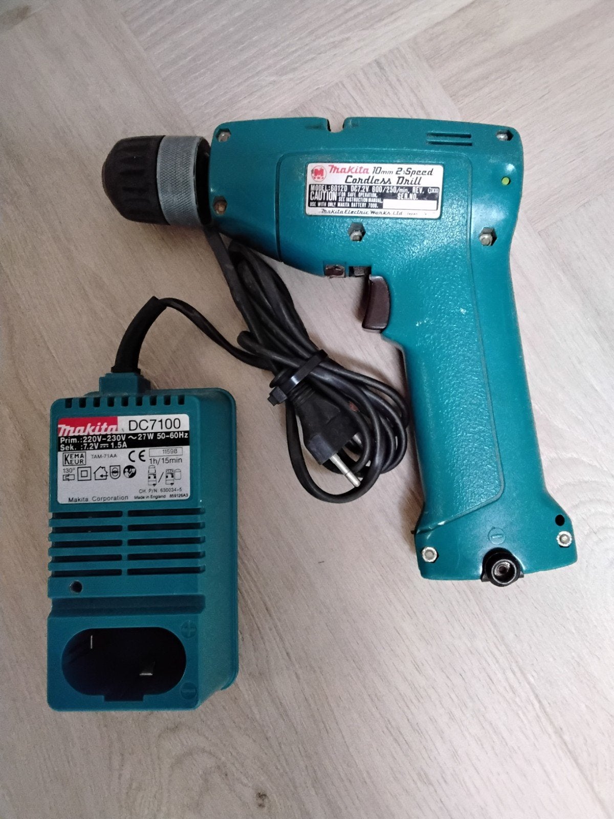 Makita machines 7,2 volt, Ophalen of Verzenden, Gebruikt, Boor- en Schroefmachine