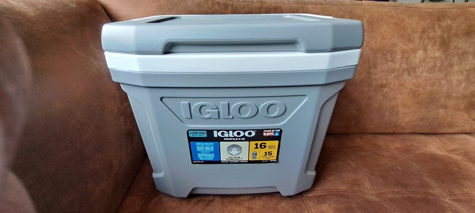 Igloo Koelbox Profile 16 Quart nieuw 15 liter met element, Caravans en Kamperen, Ophalen, Nieuw, Koelbox, Koelelement