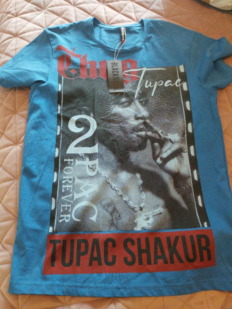 Nieuw Tupac Shakur T-shirt Maat M, Ophalen of Verzenden, Nieuw, Maat 48/50 (M)