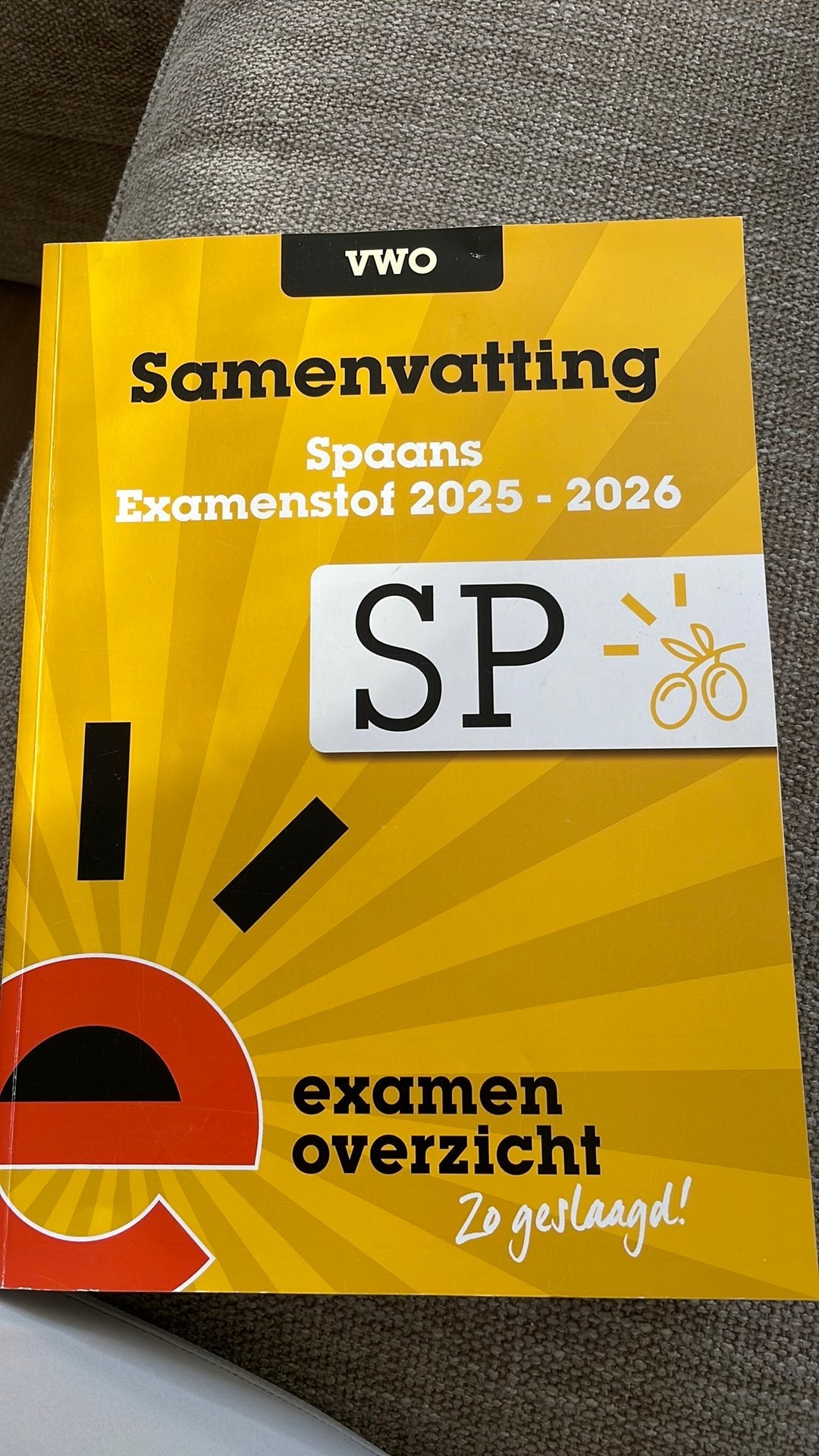 Examenstof Samenvatting spaans 2025/2026 VWO, Ophalen of Verzenden, Zo goed als nieuw, VWO, Overige vakken