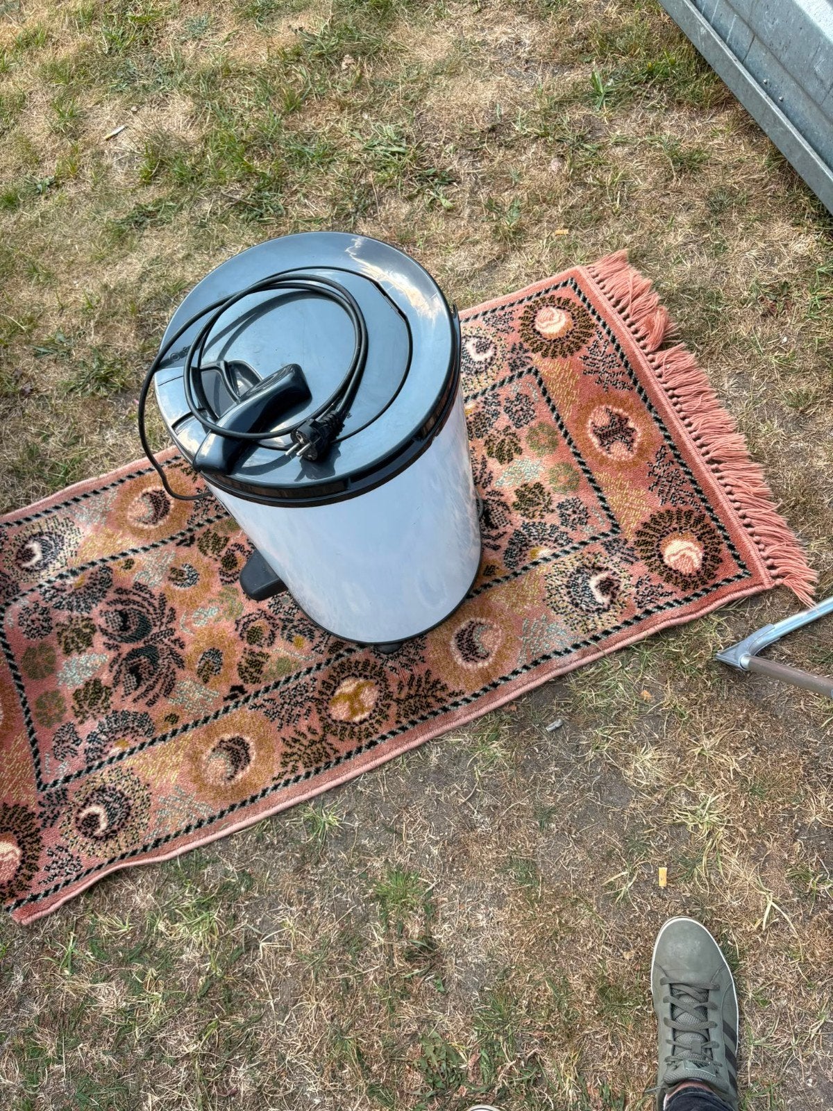 Compacte centrifuge voor de camping of kleine was, Ophalen, Minder dan 85 cm, Minder dan 4 kg, Bovenlader
