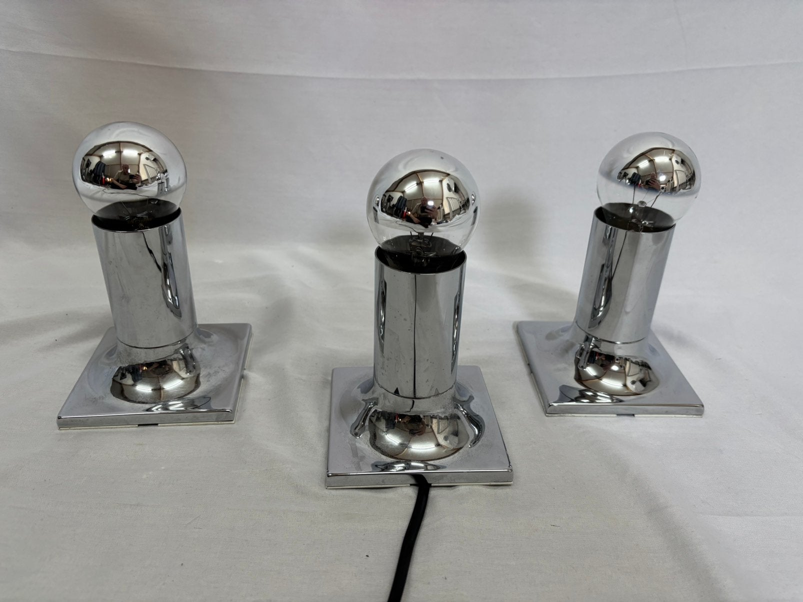 Set van 3 vintage "Tube" lampen Rolf Krüger Staff Leuchten, Ophalen of Verzenden, Gebruikt