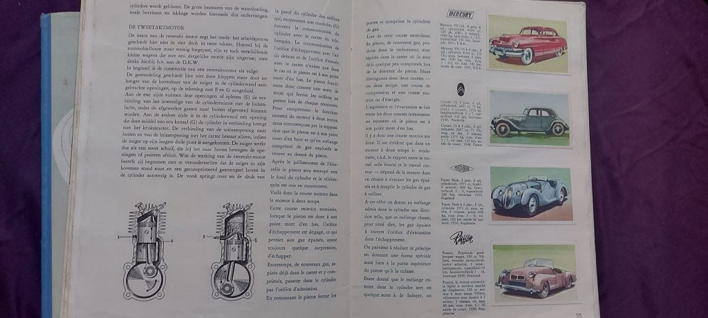 Plakboek van Koets tot Stroomlijn met autoplaatjes, Ophalen of Verzenden, Zo goed als nieuw, Auto's