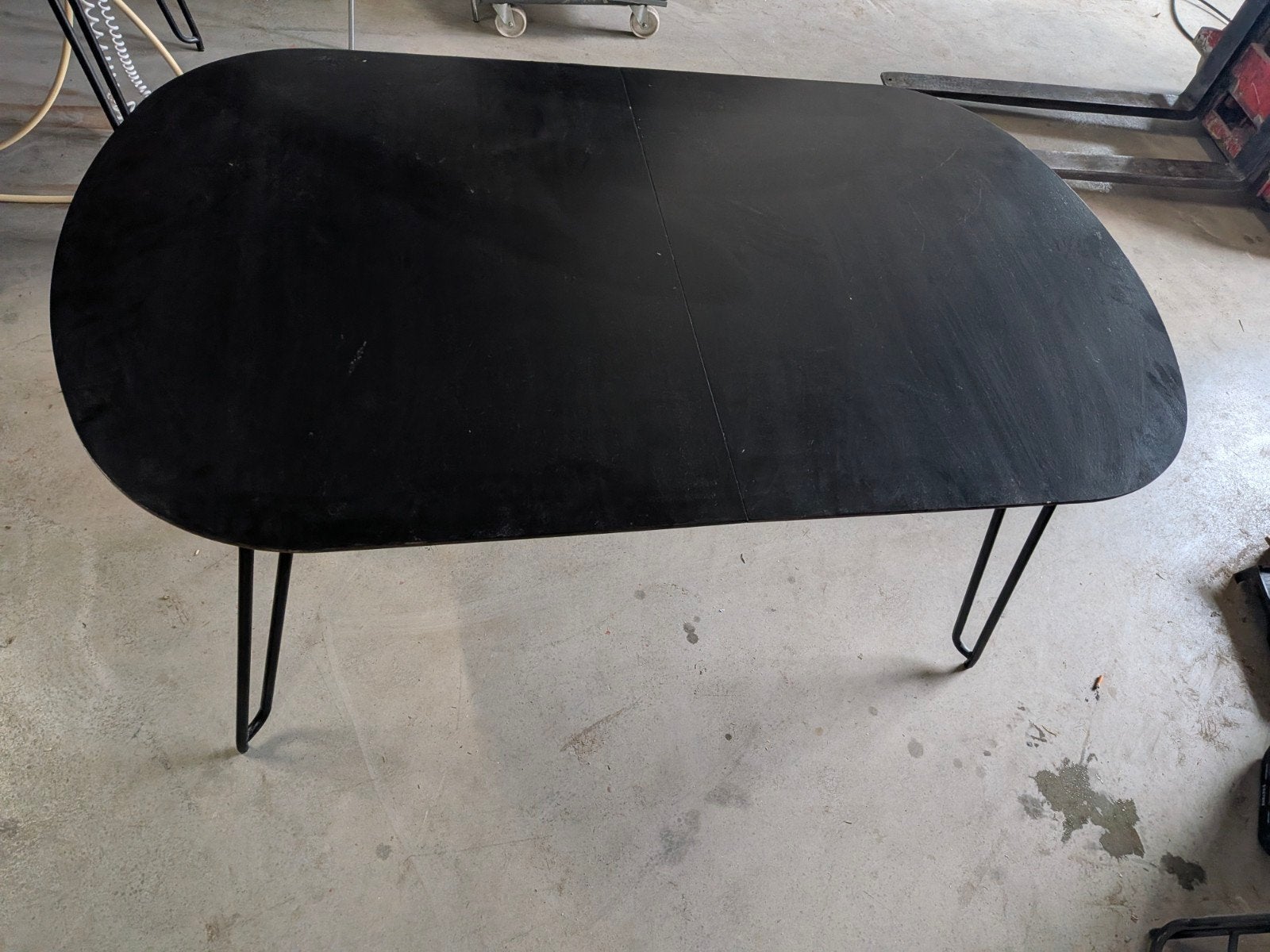 Vergadertafel / Kantinetafel uitschuifbaar met stroom, Huis en Inrichting, Gebruikt, Modern, Functioneel, Onbekend, 200 cm of meer