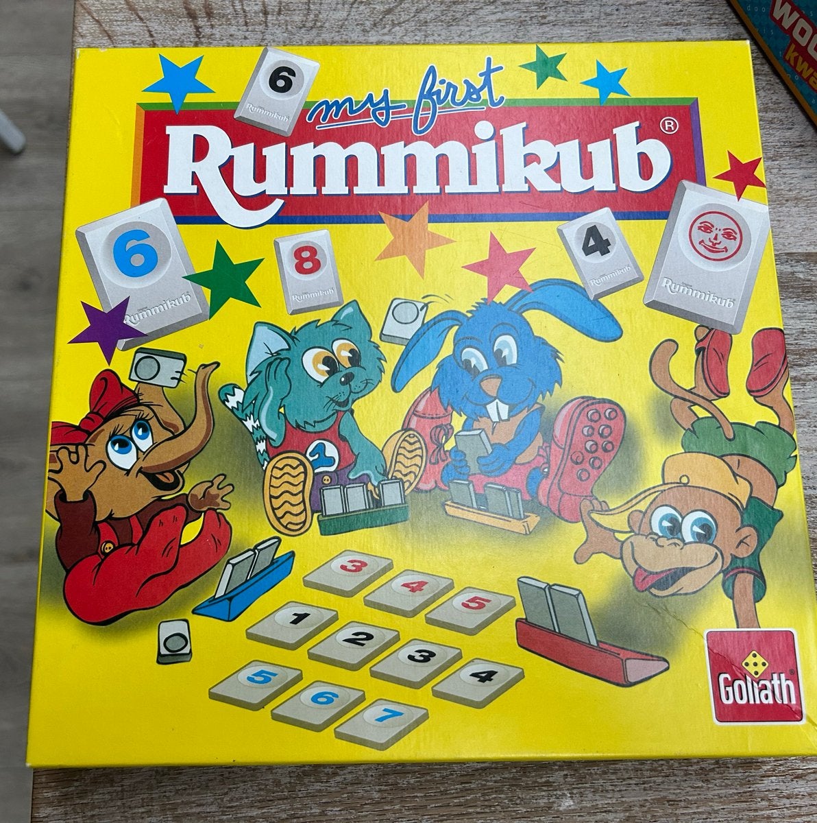 Rummikub My First - Educatief Cijferspel voor Kinderen, Drie of vier spelers, Ophalen of Verzenden, Gebruikt