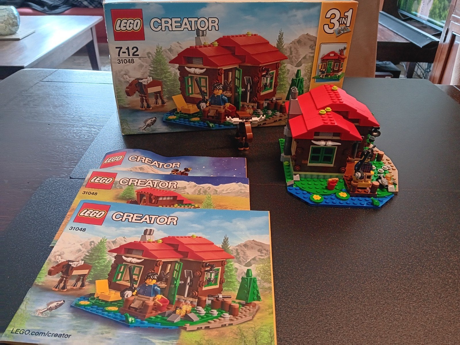 LEGO Creator 31048 Meerhuisje 3-in-1 met doos en boekjes, Ophalen of Verzenden, Zo goed als nieuw, Overige merken
