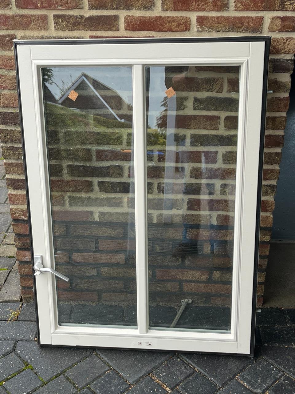 Hardhouten ramen HR++, Ophalen, Gevelraam of Ruit, 80 tot 120 cm, Zo goed als nieuw