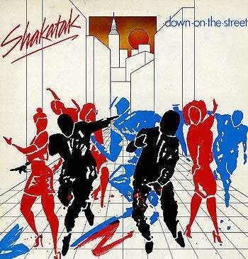 LP SHAKATAK - DOWN ON THE STREET ( Funk, Soul & Disco ), LP, Ophalen of Verzenden, Zo goed als nieuw, Beschermende buitenhoes