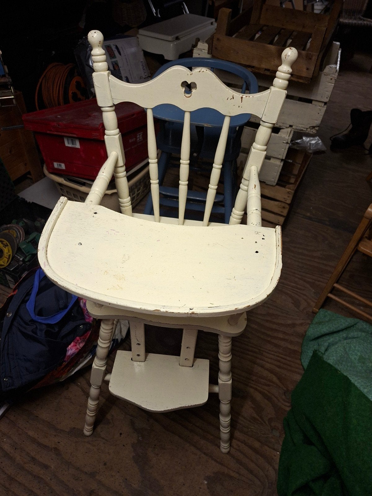 Ouderwetse houten kinderstoel - Vintage charme, Kinderen en Baby's, Ophalen, Gebruikt, Overige typen