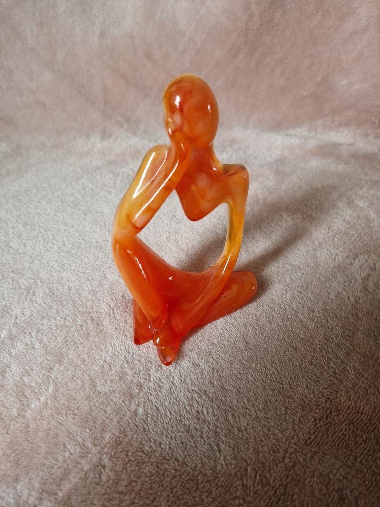 Epoxy beeld Denker, Verzamelen, Verzenden, Nieuw, Mens