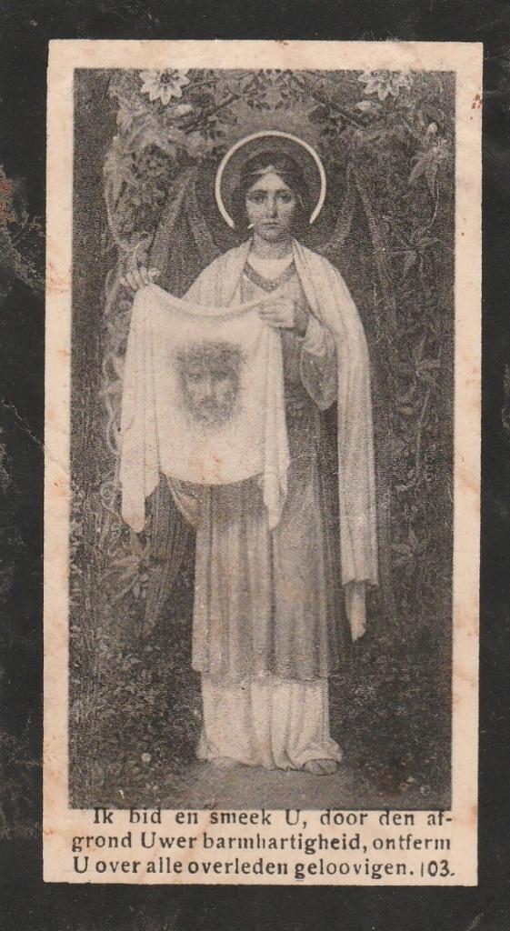 bidprentje sneekes-alkmaar1928, Verzamelen, Bidprentjes en Rouwkaarten, Ophalen of Verzenden, Bidprentje
