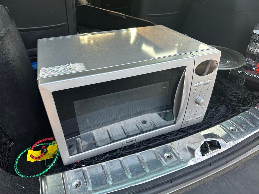 Samsung C100 Combimagnetron - Zilver, Ophalen, Combimagnetron, Gebruikt, Grill