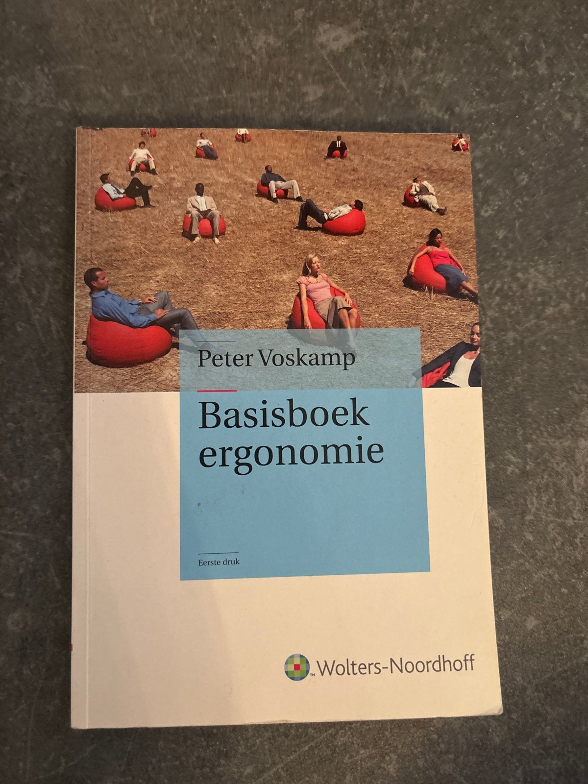Basisboek ergonomie - Peter Voskamp (Wolters-Noordhoff), Ophalen of Verzenden, Beta, Gelezen, HBO