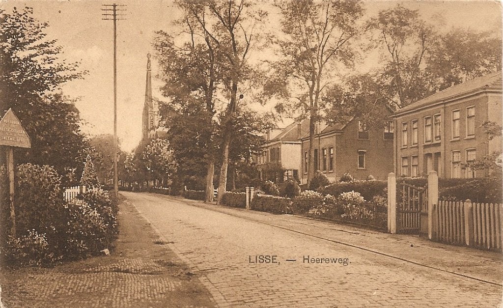 Lisse, Heereweg, Ophalen of Verzenden, 1920 tot 1940, Gelopen, Zuid-Holland