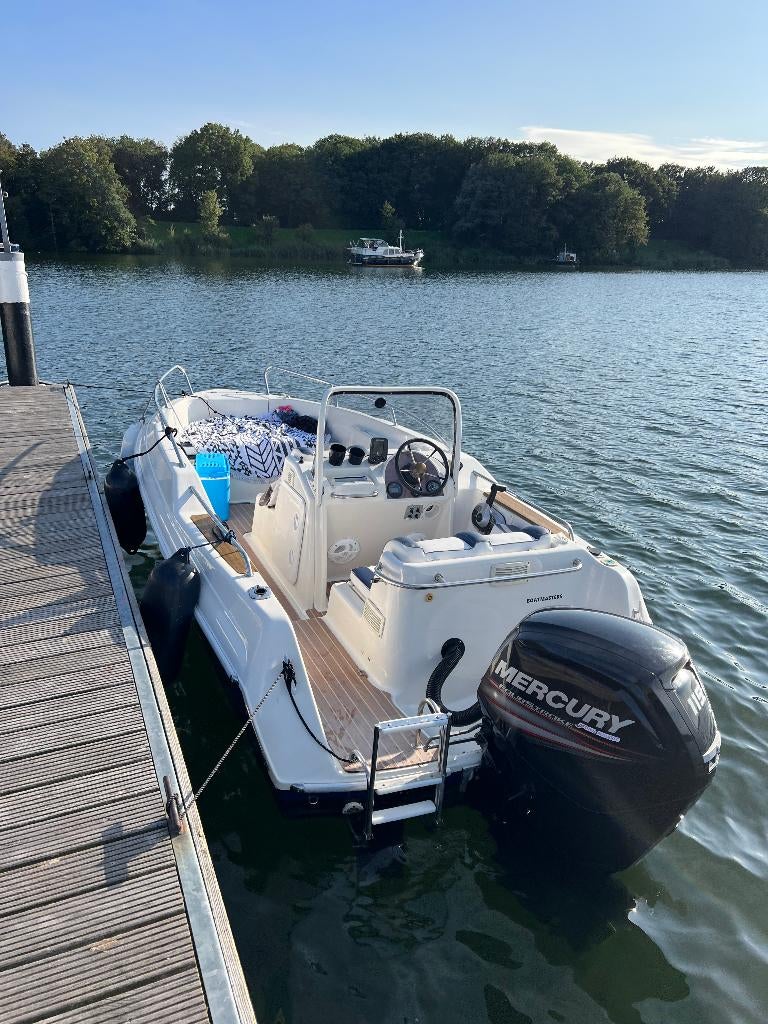Te Koop: Quicksilver 500, inclusief trailer!, Watersport en Boten, Vis- en Consoleboten, Gebruikt, Quicksilver, Ophalen, 70 pk of meer