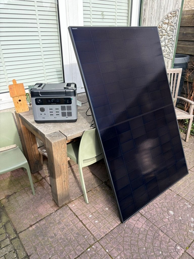 Draagbare 2400W Powerstation 2048Wh + 465W Zonnepaneel, Ophalen, Nieuw