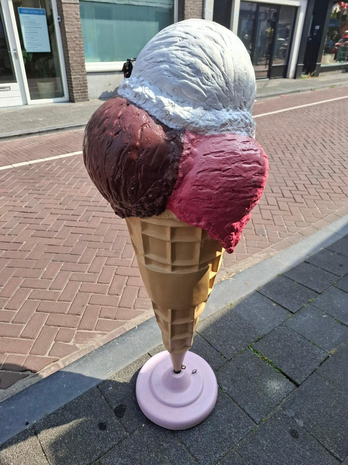 Grote ijs decoratie - perfect voor ijssalon, Ophalen, Gebruikt