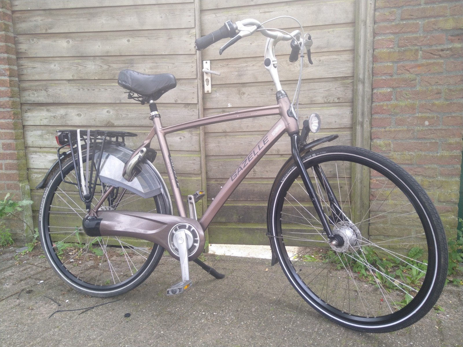 Nette Gazelle Chamonix Herenfiets 28 inch 7 Versnellingen, Auto diversen, Fietsendragers, Zo goed als nieuw, Ophalen of Verzenden