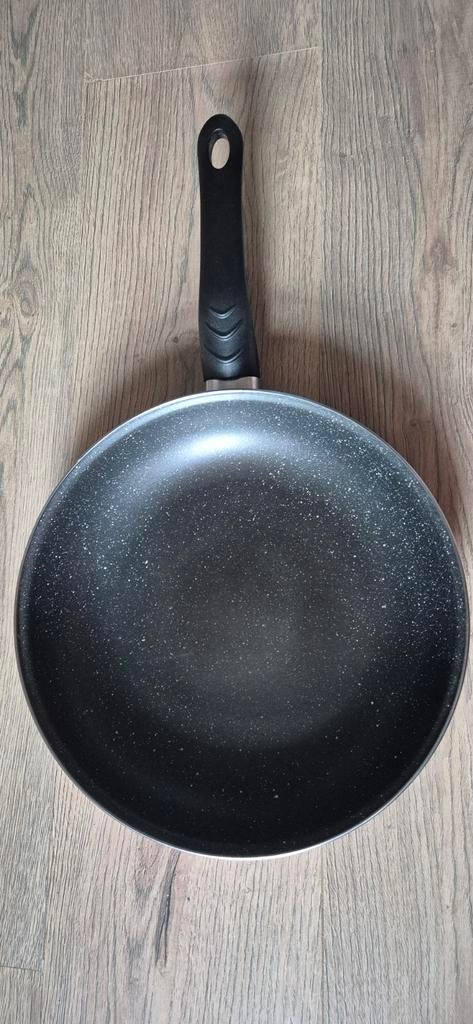 Koekenpan met antiaanbaklaag - Albert Heijn, Ophalen of Verzenden, Gebruikt, Aluminium