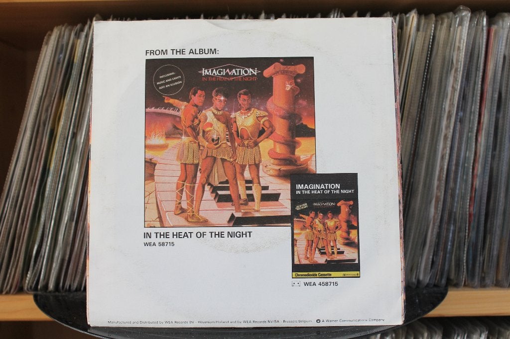7" Single Imagination - In The Heat Of The Night + Instrumen, Gebruikt, 7 inch, Ophalen of Verzenden, Pop
