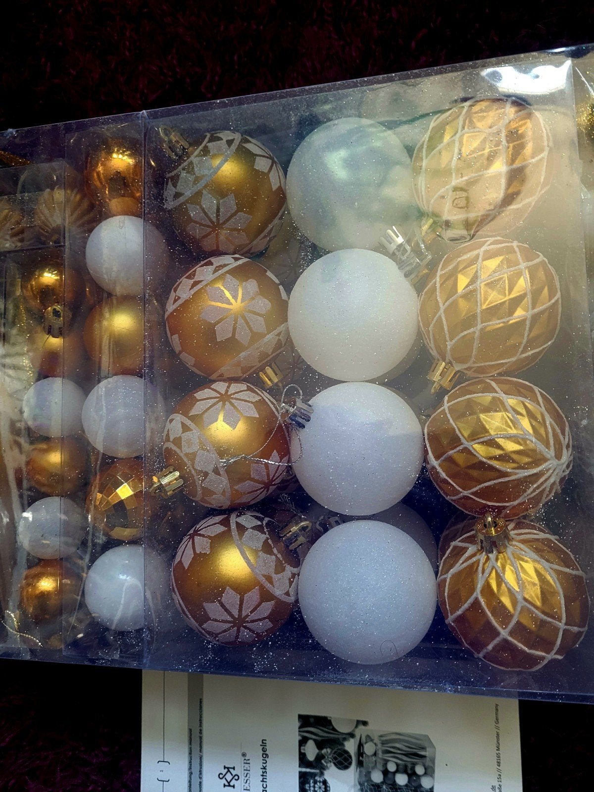 leuke grote kerst ballen,  nieuw set, Diversen, Kerst, Ophalen of Verzenden, Nieuw