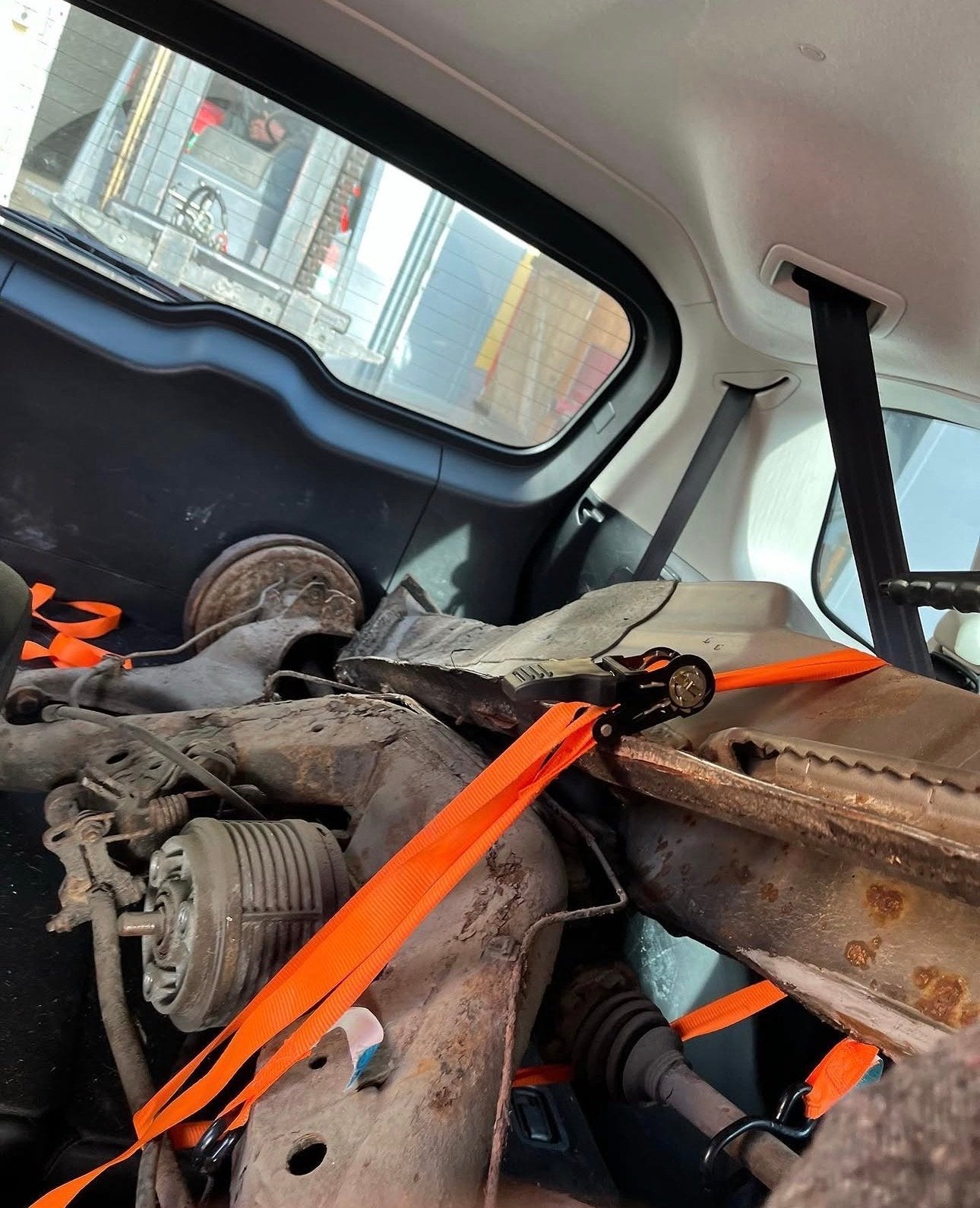 Golf mk2 syncro achteras met syncro tunnel, Auto-onderdelen, Ophalen, Gebruikt, Volkswagen