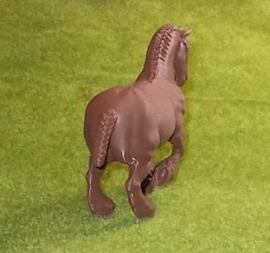 Trekpaard 49 – ingevlochten manen rechts, Ophalen of Verzenden, Nieuw