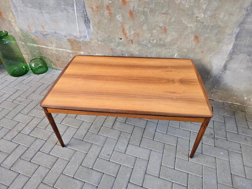 Mid Century Design Palissander Salontafel | Koffie Tafel, Huis en Inrichting, Gebruikt, 100 tot 150 cm, Overige houtsoorten, Rechthoekig