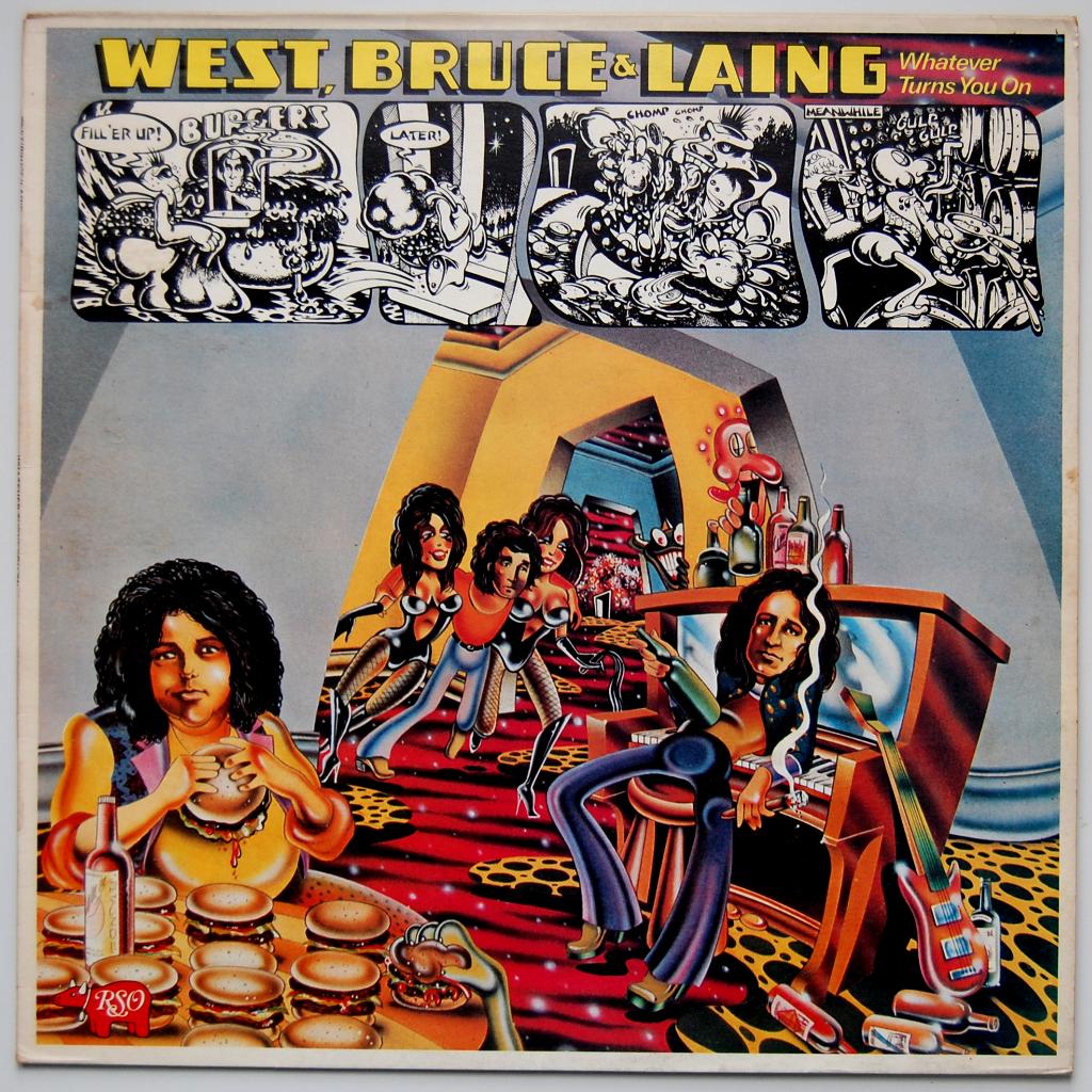 West, Bruce & Laing - Whatever Turns You On, Ophalen of Verzenden, Inclusief binnenhoes, 12 inch, 1970 - 1979
