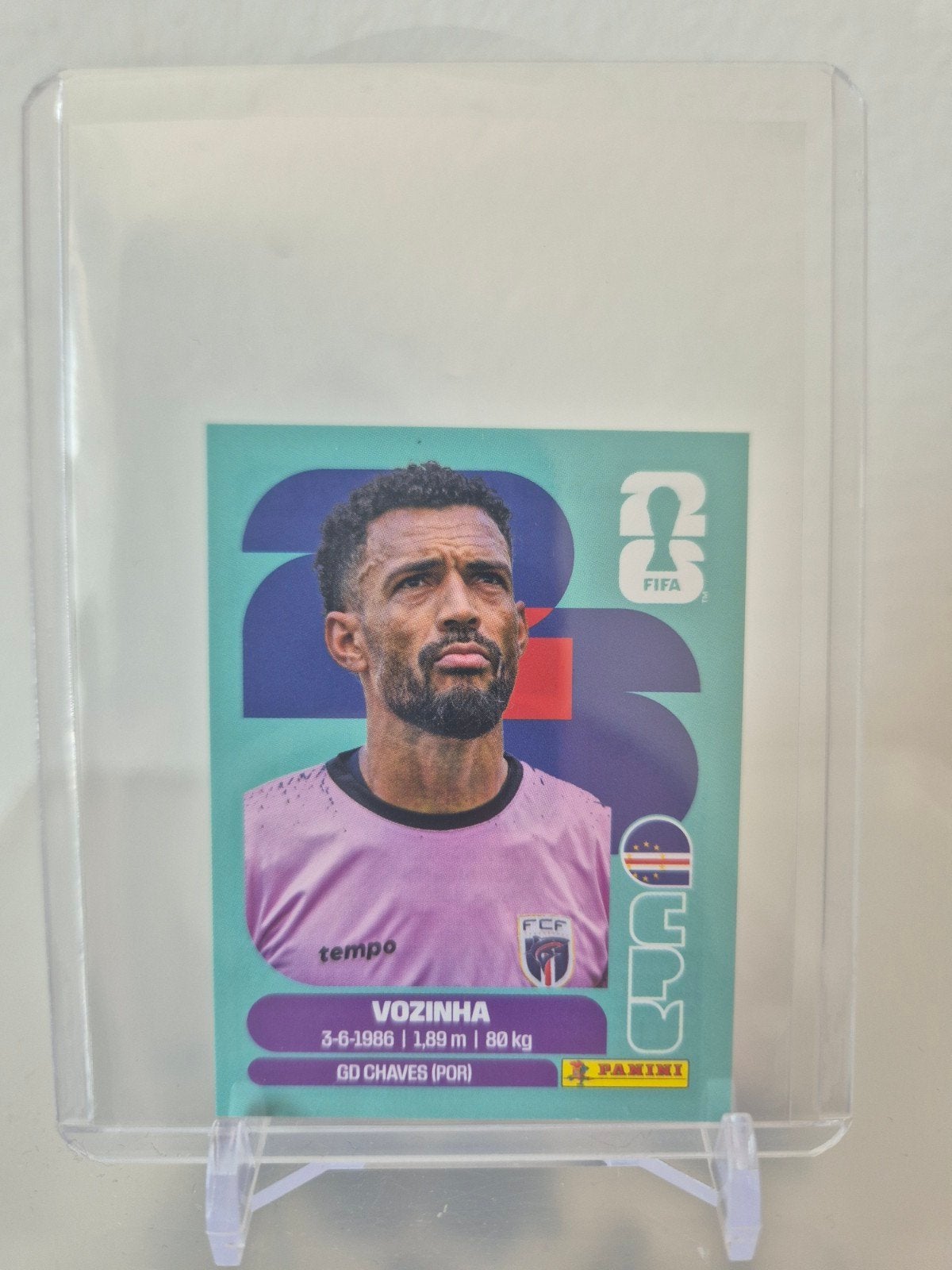 Vozinha FIFA World Cup 2026 Panini Spelerskaart, Verzenden, Zo goed als nieuw, Buitenlandse clubs, Spelerskaart