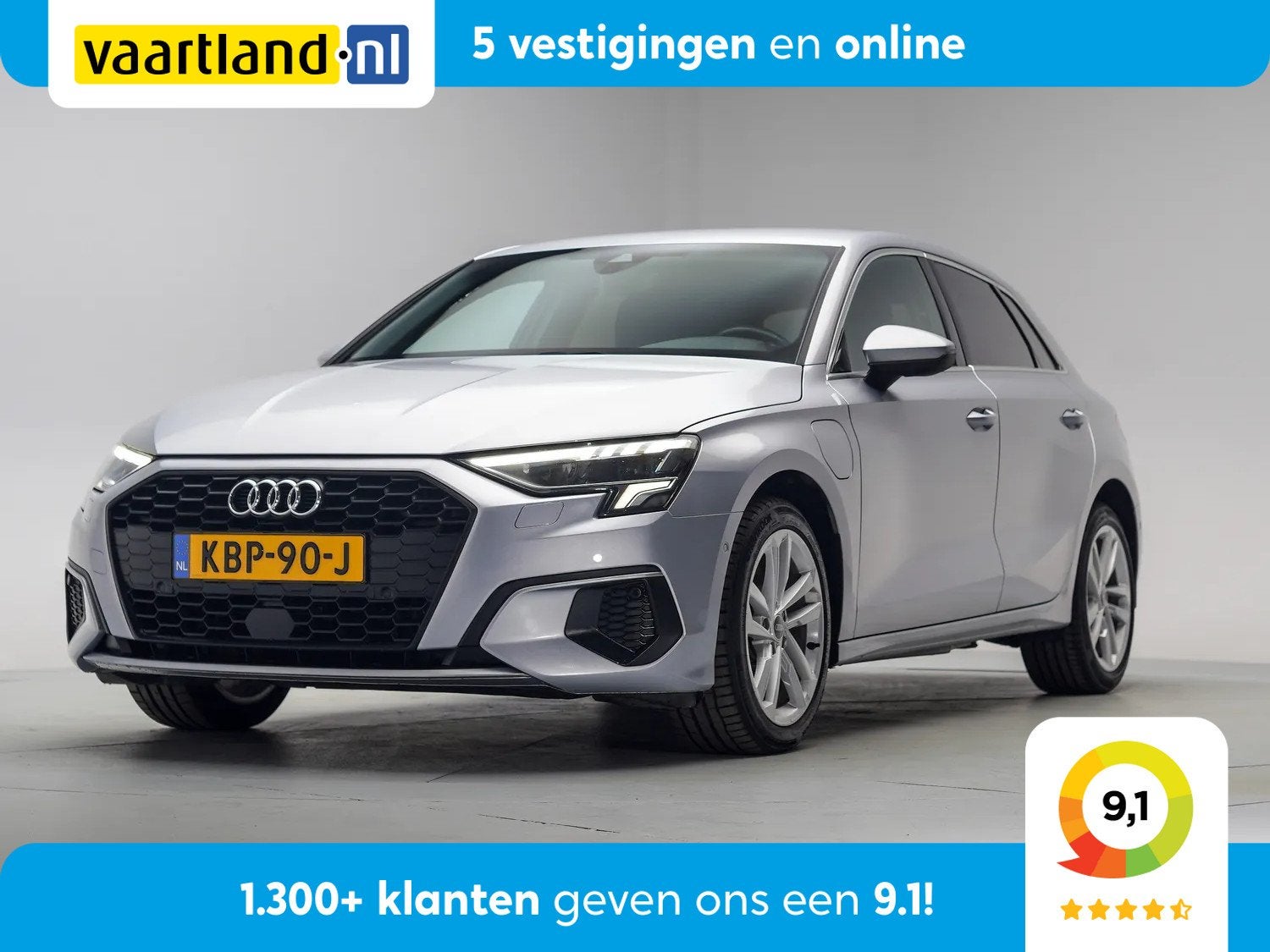 Audi A3 SPORTBACK 40 TFSI e 204pk Business edition Aut. [ LE, Automaat, 1525 kg, Gebruikt, 4 cilinders