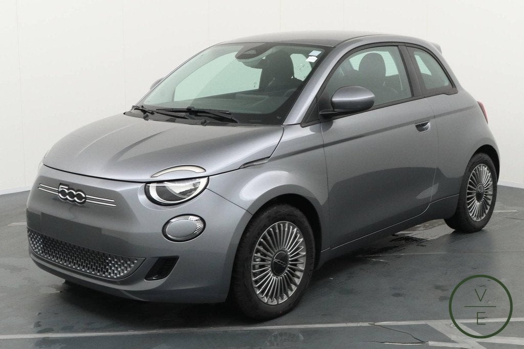 Fiat 500 Icon 24 kWh | BTW | Nieuw | CarPlay |, Stof, Gebruikt, Zwart, 95 pk