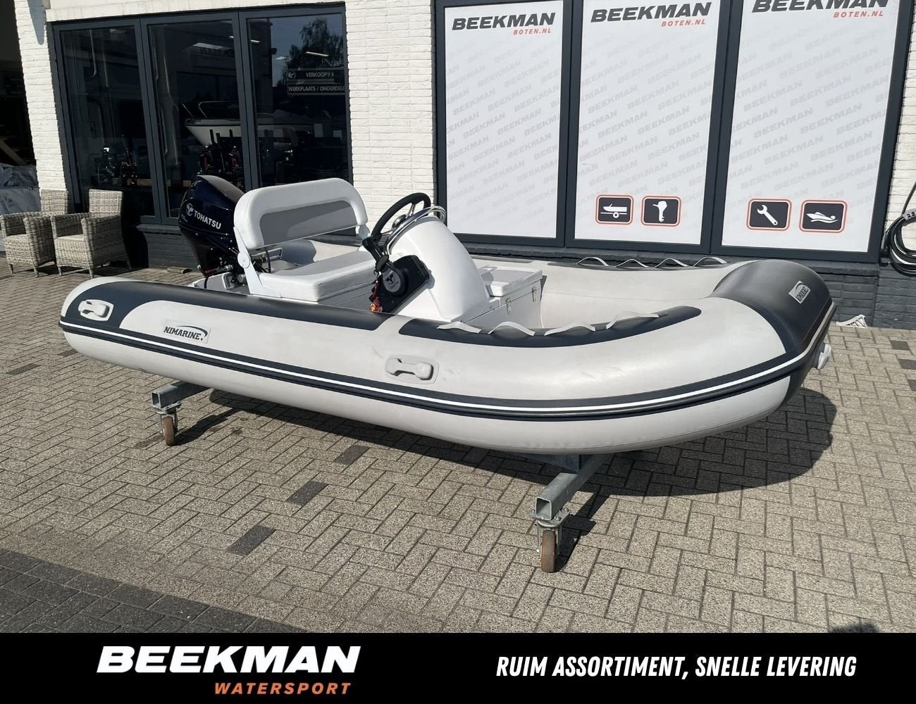 Nimarine MX 360 met Tohatsu 9.9 EPL (2021), 4 m, 10 pk, 20 cm, 2 m