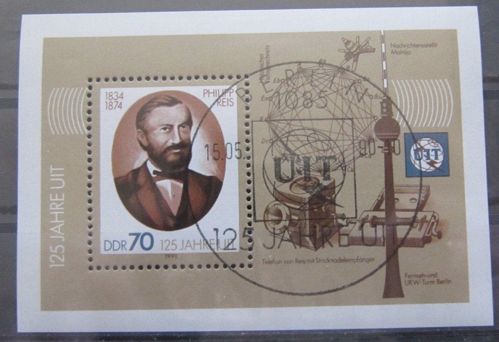 DDR 1990, blok 101, Gestempeld., Postzegels en Munten, Verzenden, DDR, Gestempeld