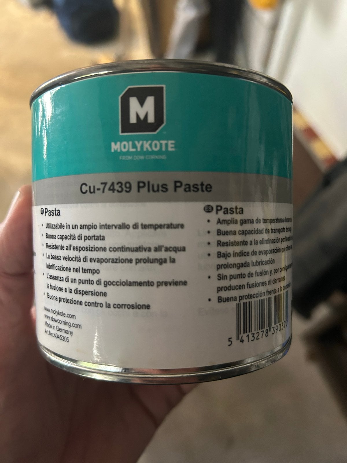 Molykote Cu-7439 Plus Pasta - Hoogwaardig Smeermiddel, Ophalen of Verzenden, Nieuw