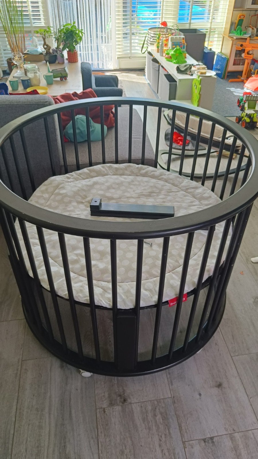 Bopita box met boxkleed - opknapper, Kinderen en Baby's, Boxen, Ophalen, Gebruikt, Rond, Boxkleed