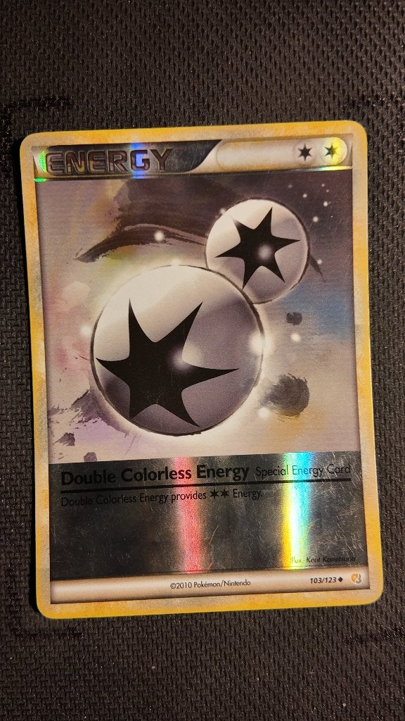 Double Colorless Energy 103 HeartGold & SoulSilver | Pokemon, Ophalen, Zo goed als nieuw, Losse kaart, Foil