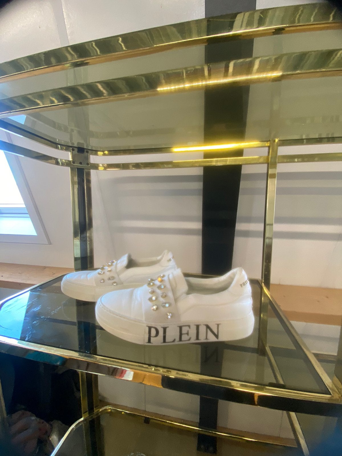 Philipp plein maat 39 dames schoenen origineel, Ophalen of Verzenden, Zo goed als nieuw, Zwart, Sneakers of Gympen