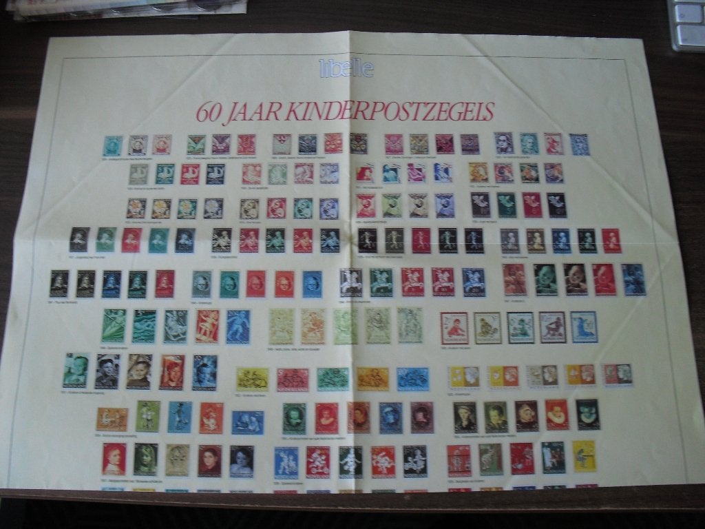 Kinderzegels 60 jaar poster Libelle 1986 (S3199/200), Postzegels en Munten, Postzegels | Nederland, Verzenden