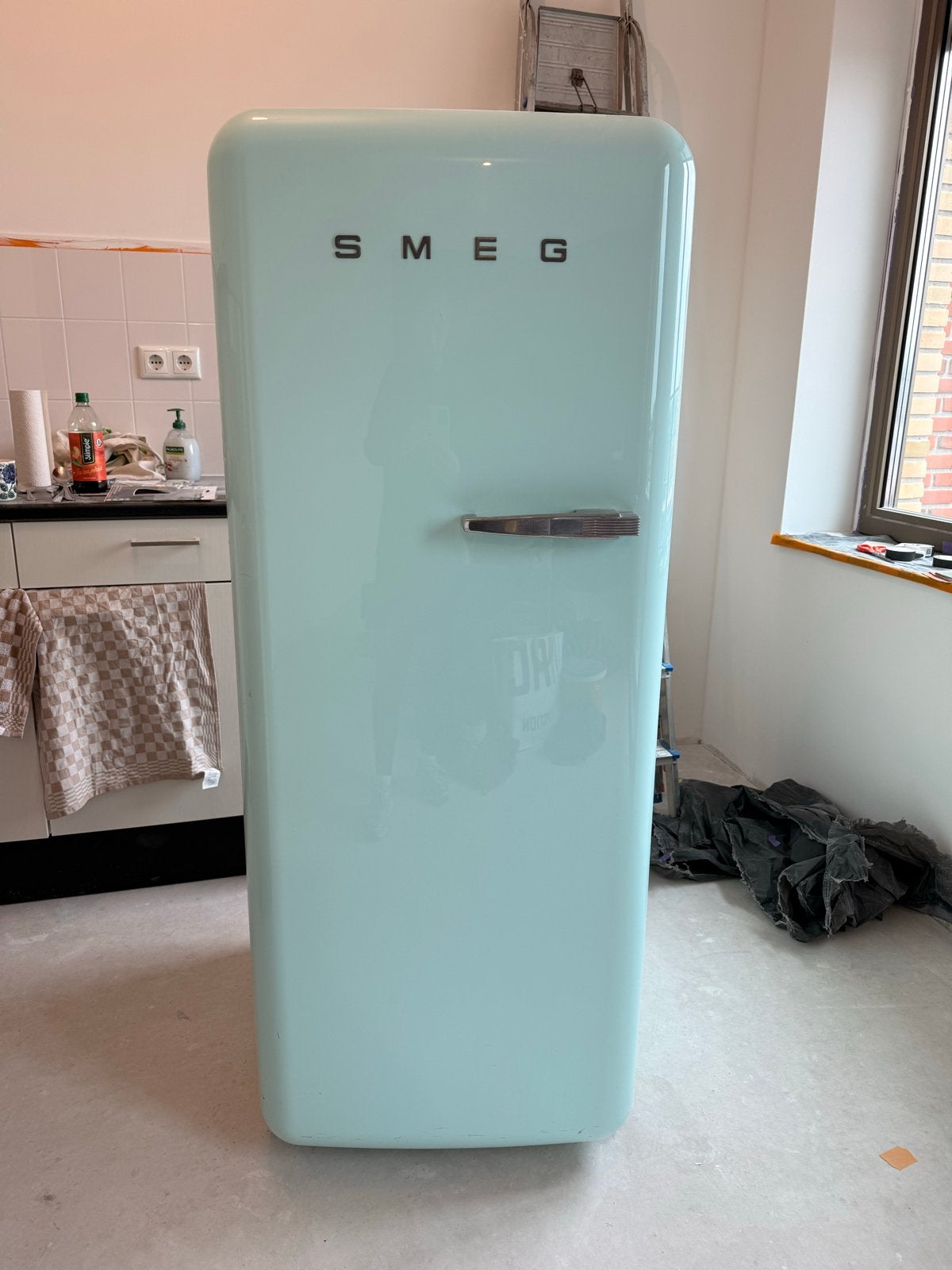 Smeg koelkast met vriesvak - Retro mintgroen
