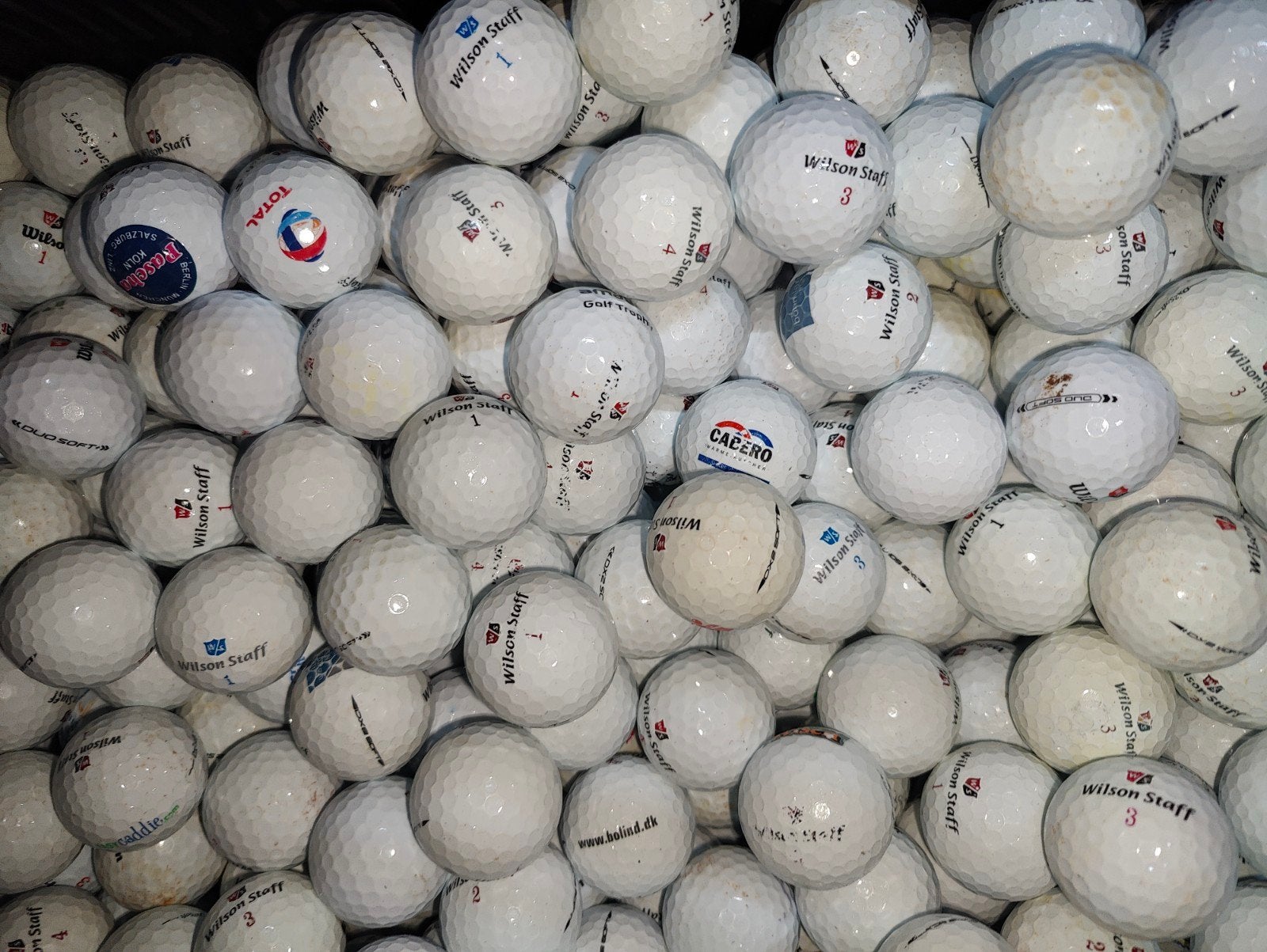 Wilson staff dx2 soft golfballen 100 stuks, Sport en Fitness, Golf, Ophalen of Verzenden, Bal(len)