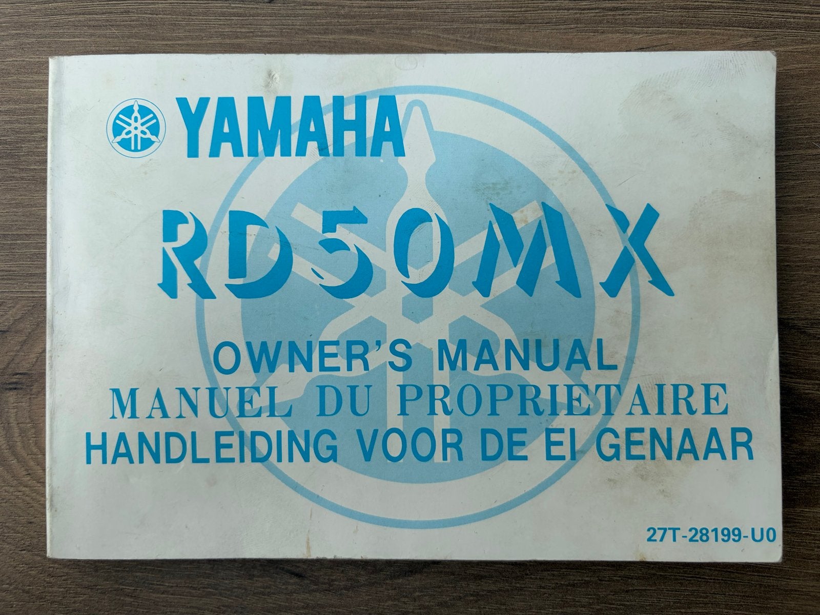 Yamaha RD50MX Owner's Manual - Handleiding Brommer, Ophalen of Verzenden, Gebruikt