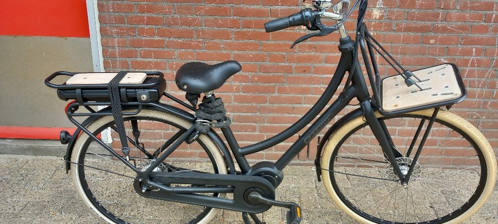 Elektrische Batavus Transortfiets 50 Frame,v.a Lengte 1.60cm, 47 tot 50 cm, Ophalen, Zo goed als nieuw, Versnellingen
