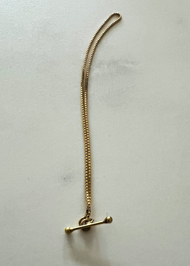 Goudkleurige dasspeldketting, Ophalen, Gebruikt, Overige materialen