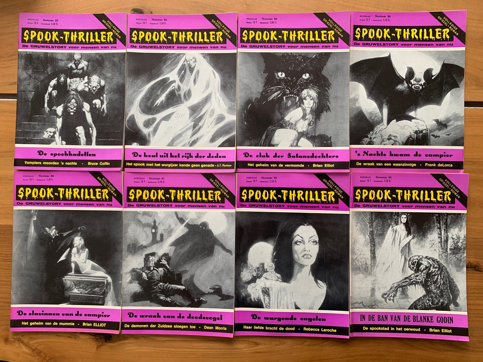 Spook - Thriller / Pulp Magazines Jaren 70 (16 Stuks), Ophalen of Verzenden, 1960 tot 1980, Nederland, Tijdschrift